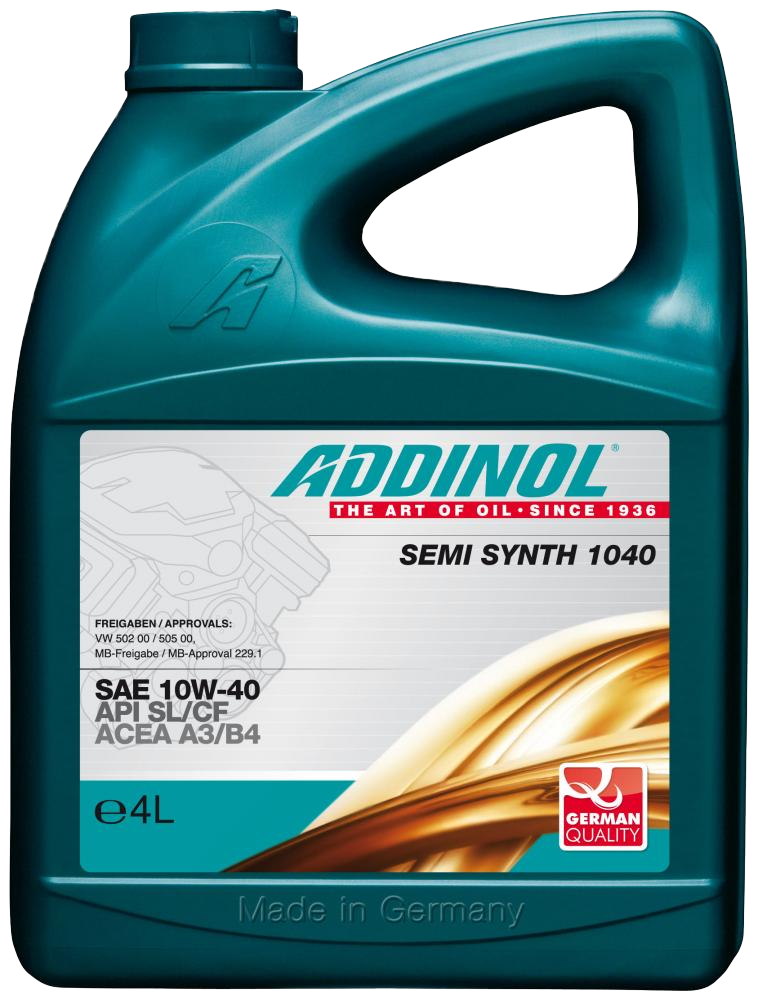 Моторное масло Addinol Semi Synth 1040 10W-40, 4л